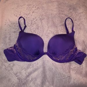 Victoria’s Secret purple push up bra. Size 34C